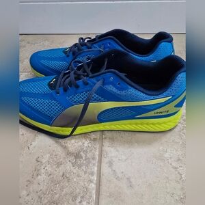 Puma Blue and Yellow Athletic Shoes Size 11- Never worn